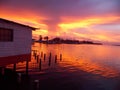 Atardecer en Catatumbo Royalty Free Stock Photo