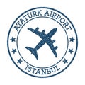 Ataturk Airport Istanbul logo.