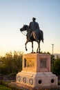 Ataturk Monument in the Ethnography Museum of Ankara. Royalty Free Stock Photo