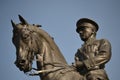 AtatÃÂ¼rk statue on horseback at Ulus Square right in front of the First Parliament on December 30th, 2021 at 11:49 am Royalty Free Stock Photo