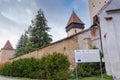 Atel fortified church Royalty Free Stock Photo