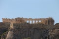 Atene, Grecia - 21 luglio 2019: Il Partenone sull& x27;Acropoli di Atene patrimonio dell& x27;Unesco Royalty Free Stock Photo