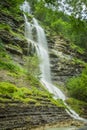 Aterfall in the spanish national park Ordesa and Monte Perdido, Royalty Free Stock Photo