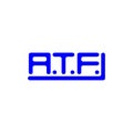 ATF letter logo creative design with vector graphic, Royalty Free Stock Photo