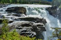 Athabasca Falls in Banff Jasper National Park Royalty Free Stock Photo