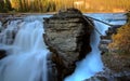 Athabasca Falls in Jasper Royalty Free Stock Photo