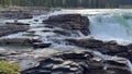 Athabasca Falls in Jasper National Park near Jasper, AB Canada