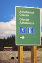 Athabasca Glacier in Canadian Rockies