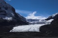 Athabasca Glacier at Jasper Royalty Free Stock Photo