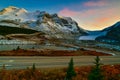 Athabasca Glacier Jasper National Park ,Canada Royalty Free Stock Photo