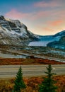 Athabasca Glacier Jasper National Park ,Canada Royalty Free Stock Photo