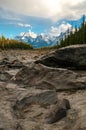 Athabasca Riverbed Royalty Free Stock Photo