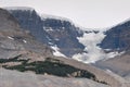 Athabaska Glacier on Icefield Parkway in all it's splendeur, Alb Royalty Free Stock Photo