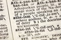 Atheism atheist godless definition dictionary