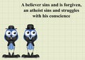 Atheism saying