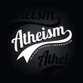 atheism theme - against religious ignorance campaign Royalty Free Stock Photo