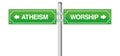 Atheism Worship Religion Guidepost