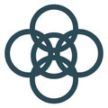 Atheist symbol Isolated Vector Icon which can easily modify or edit