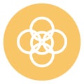 Atheist symbol Isolated Vector Icon which can easily modify or edit