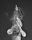 Athena the ancient Greek goddess statue