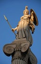 Athena god statue Royalty Free Stock Photo