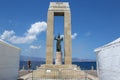 Athena goddess Statue Monument Vittorio Emmanuele