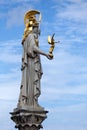 The Athena statue Royalty Free Stock Photo