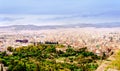 Athenes panorama, view from the acropolis, tourist place. Greece. Europe Royalty Free Stock Photo