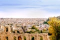 Athenes panorama, view from the acropolis, tourist place. Greece. Europe Royalty Free Stock Photo