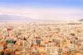 Athenes panorama, view from the acropolis, tourist place. Greece. Europe Royalty Free Stock Photo