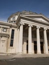 Main entrance of Romanian Atheneum Royalty Free Stock Photo