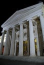 Main entrance of Romanian Atheneum Royalty Free Stock Photo