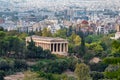 Athens, Attica, Greece. The Temple of Hephaestus or Hephaisteion also Hephesteum is an ancient greek temple located at the archa