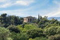 Athens, Attica, Greece. The Temple of Hephaestus or Hephaistos. Archaeological site of Agora of Athens