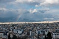 Athens, Attica - Greece - View over Athens, taken from the Acropolis hill Royalty Free Stock Photo