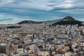 Athens, Attica - Greece - View over Athens, taken from the Acropolis hill Royalty Free Stock Photo