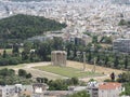 Athens capital of Greece. Heritage of mankind under the protection of UNESCO. Ancient Greek civilization. Mediterranean area. The Royalty Free Stock Photo