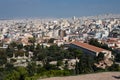 Athens cityscape with the Ancient Agora Royalty Free Stock Photo