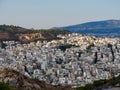 Athens Cityscape of White Buildings on Hillside