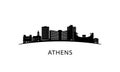 Athens, Georgia city skyline.