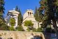 Funeral architecture on the First Cemetery of Athens Royalty Free Stock Photo