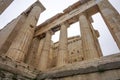 Athens, Greece: Acropolis - Detail of the Propyla