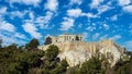 Athens, Greece. Acropolis and Parthenon temple, top landmark. View from city center Royalty Free Stock Photo