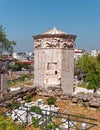 Athens Greece, the ancient winds tower clock in the roman era forum Royalty Free Stock Photo