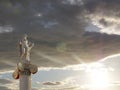 Athens Greece, Apollo statue, the god of poetry and music