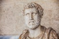 Portrait bust of the emperor Antoninus Pius at the Stoa of Attalos in Athens