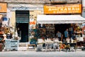 Old antique shop exterior in Athens, Greece