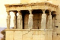 Athens, Greece - Caryatids of the erechteum Royalty Free Stock Photo