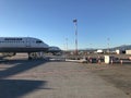 Athens, Greece. December 06, 2017: Airport with many airplanes