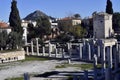 Greece, Athens, Roman Agora with Tower of the Winds Royalty Free Stock Photo